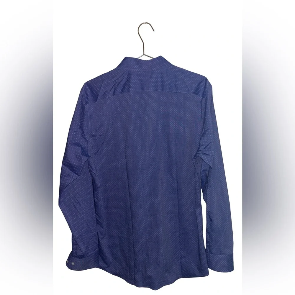 Banana Republic Men’s Blue Button-Up Dress Shirt Grant Slim Fit Size Large